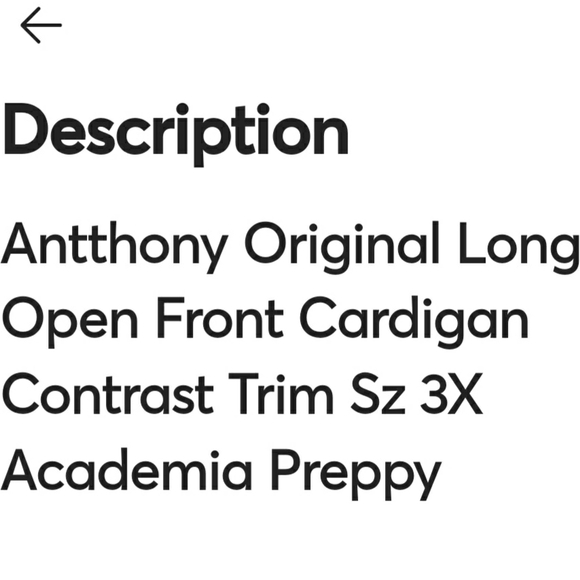 Antthony Blue Cardigan with Green and Red Trim (Final Markdown) - Picture 11 of 13